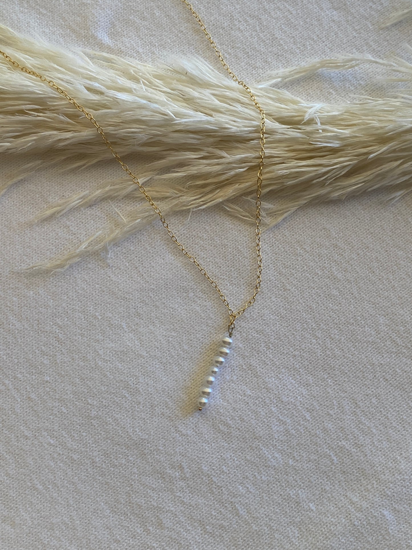 Pearl Bar Necklace